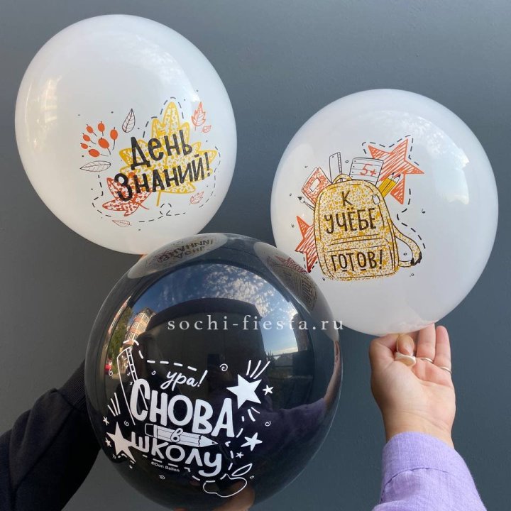 Воздушный шар к 1 сентября в Ангарске