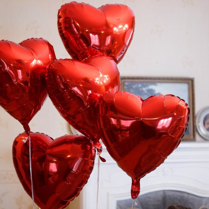 Фольгированный шар "Сердце" в Ангарске