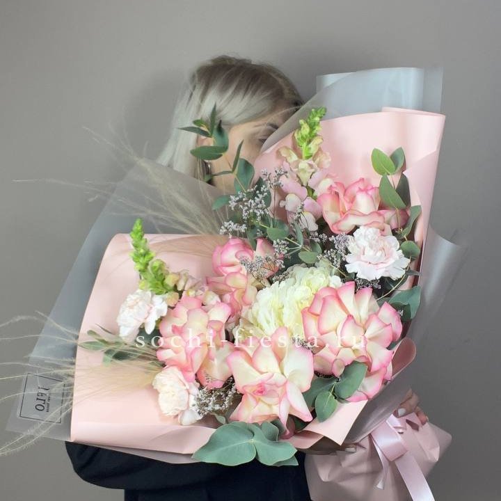  Букет  "Закат для неё" в Ангарске