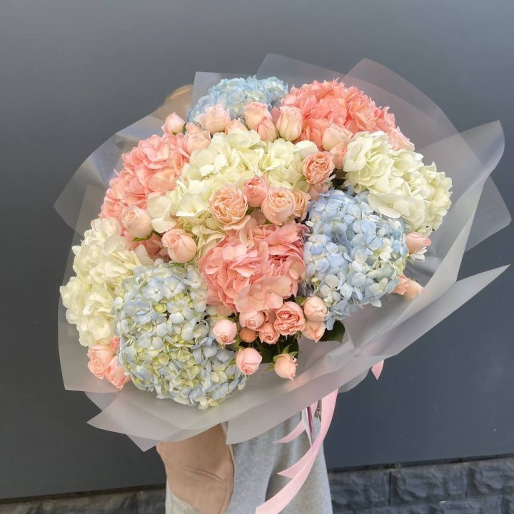 Дуо гортензии и бомбастик в Ангарске