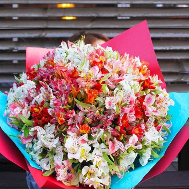 101 альстромерия в Ангарске