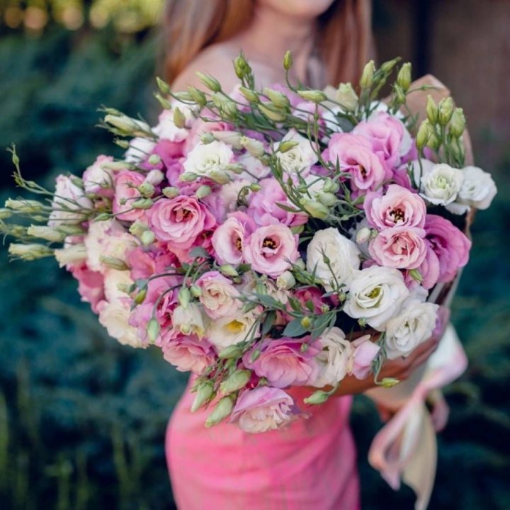 Букет эустом №1  в Ангарске