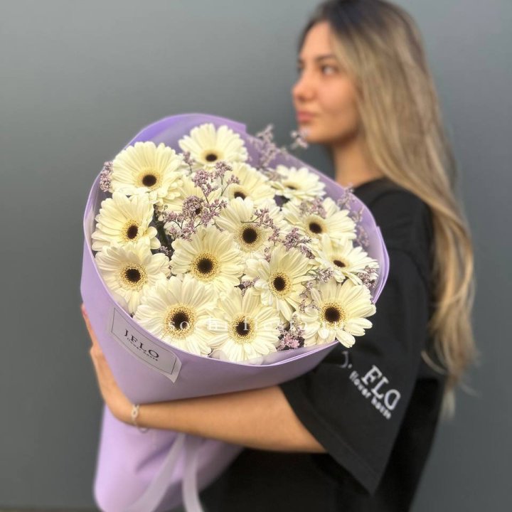 Букет голландских гербер "Лавандер" в Ангарске