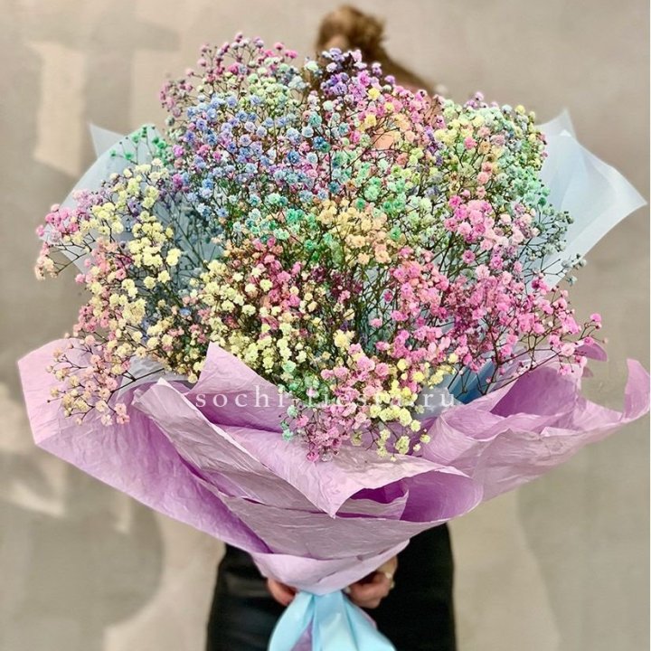 Радужные гипсофилы №2 в Ангарске