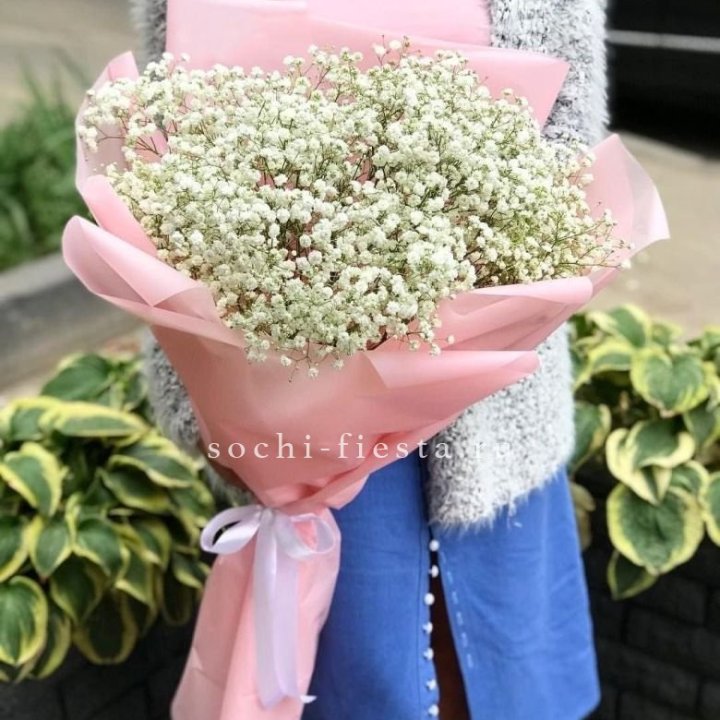 Белоснежные гипсофилы в Ангарске