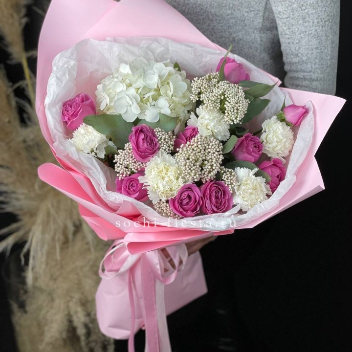 Букет с мисти бабблс №1 в Ангарске