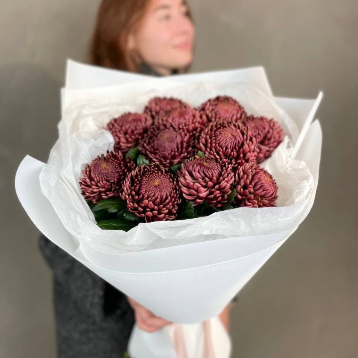 Букет хризантем "Касиопия" в Ангарске