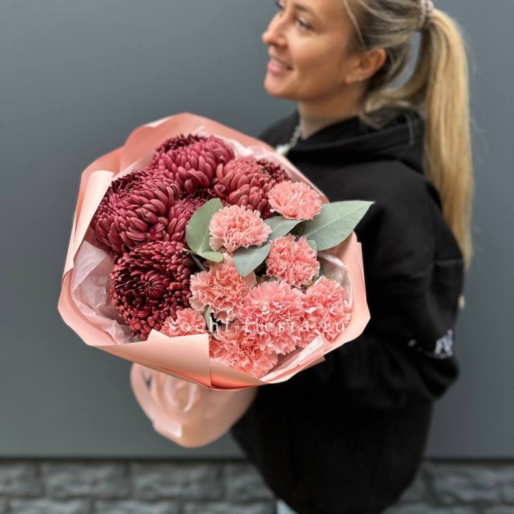 Дуо диантусы и бигуди в Ангарске