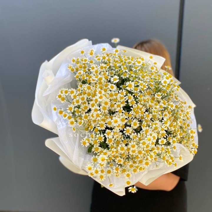 Букет ромашек "Фемели" в Ангарске