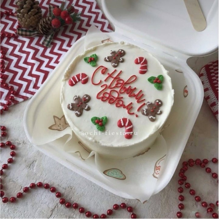 Бенто-торт "С Новым Годом!" в Ангарске