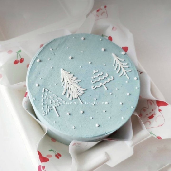 Бенто-торт "Елки" в Ангарске