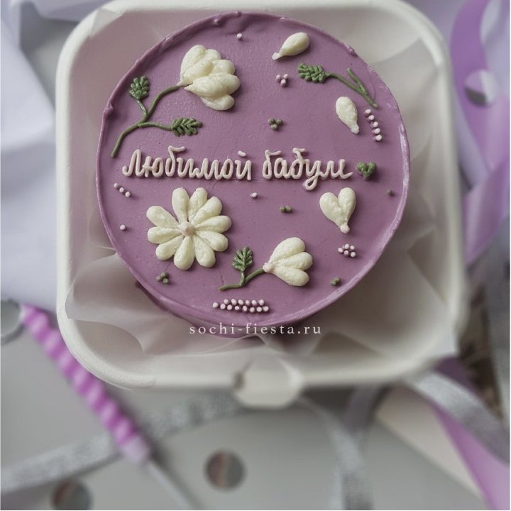 Бенто-торт "Любимой бабуле" в Ангарске