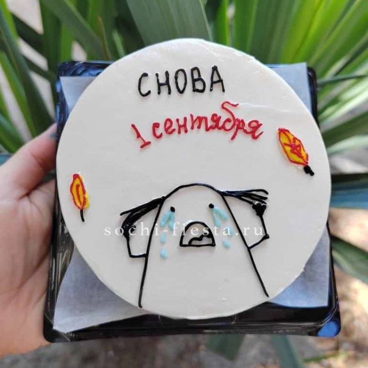 Бенто-торт "Не опять, а снова..." в Ангарске