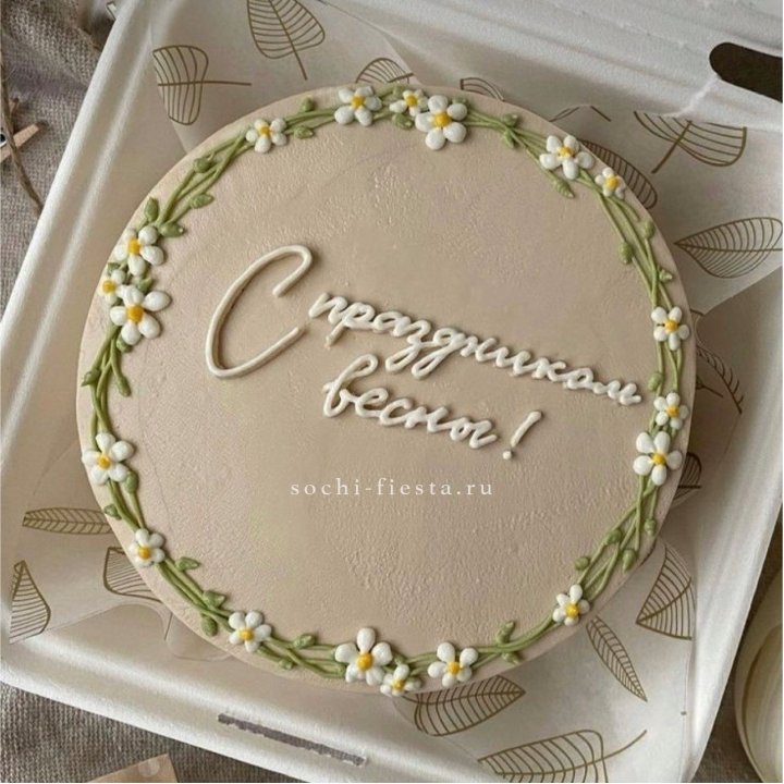 Бенто-торт "C праздником весны!"  в Ангарске