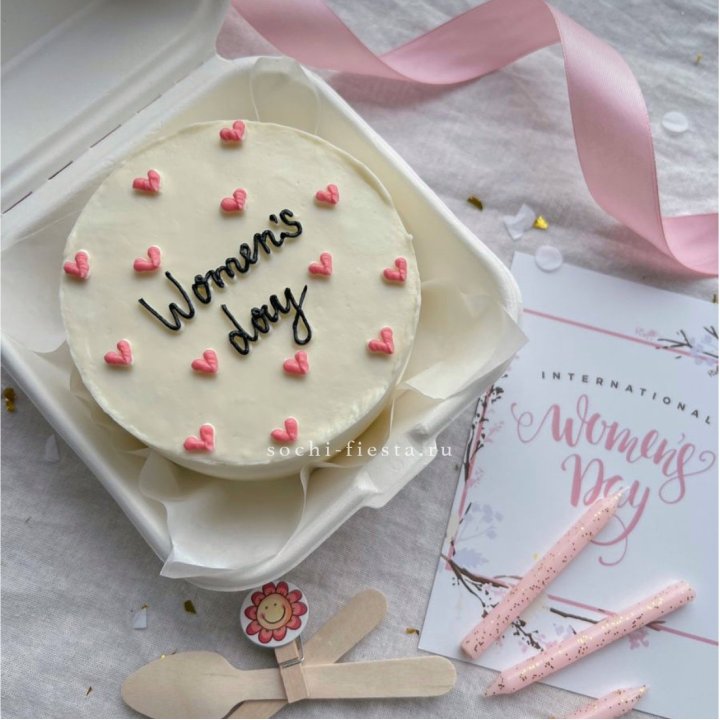 Бенто-торт "Дорогим женщинам"  в Ангарске