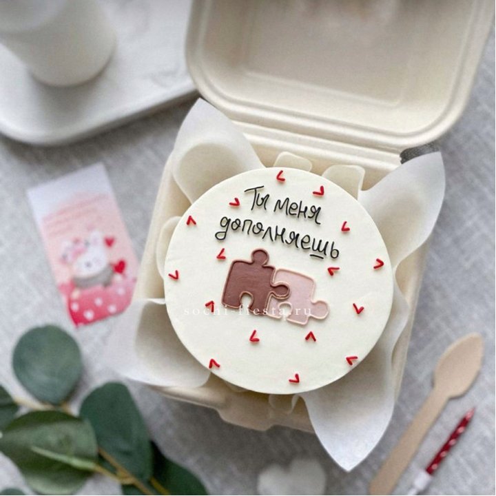 Бенто-торт "ТЫ меня дополняешь"  в Ангарске