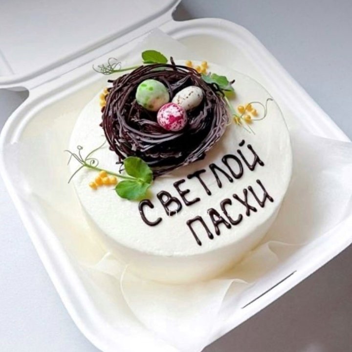 Бенто-торт "Светлой Пасхи" 1 в Ангарске