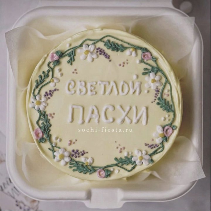 Бенто-торт "Светлой Пасхи" 2 в Ангарске