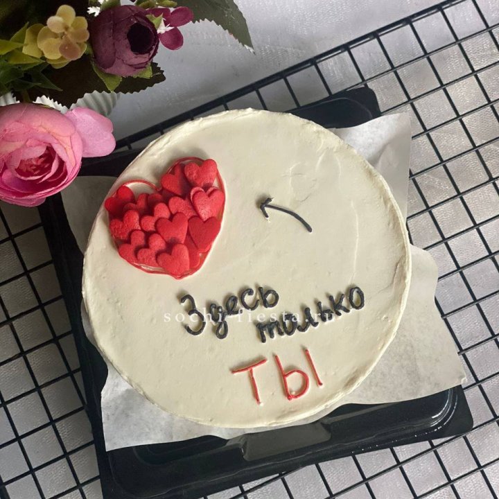 Бенто-торт "В моем сердце только ты"  в Ангарске