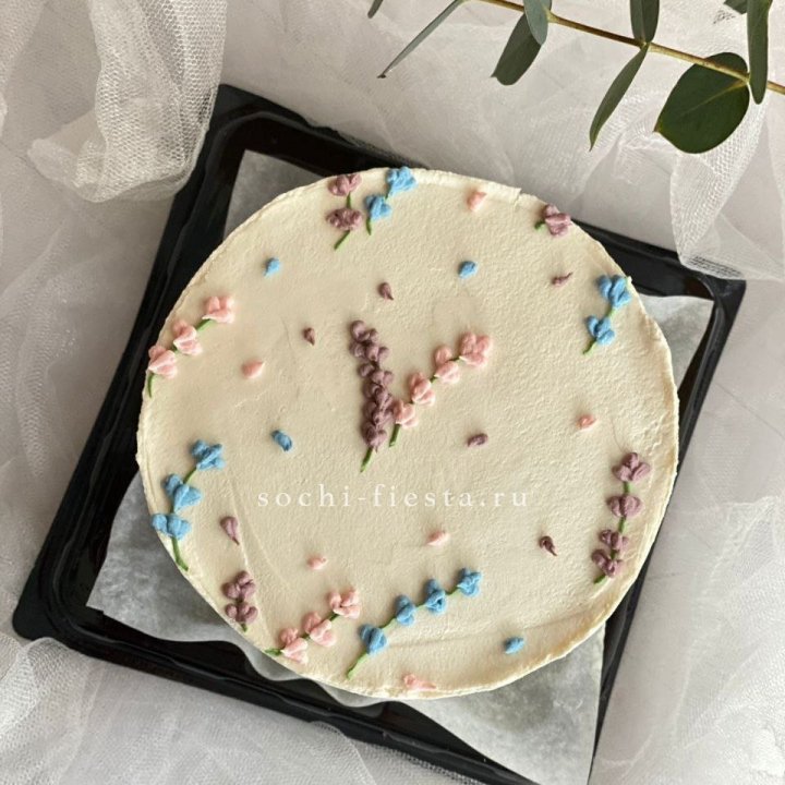 Бенто-торт "Лаванда" в Ангарске