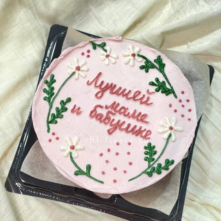 Бенто-торт "Лучшей маме и бабушке"  в Ангарске