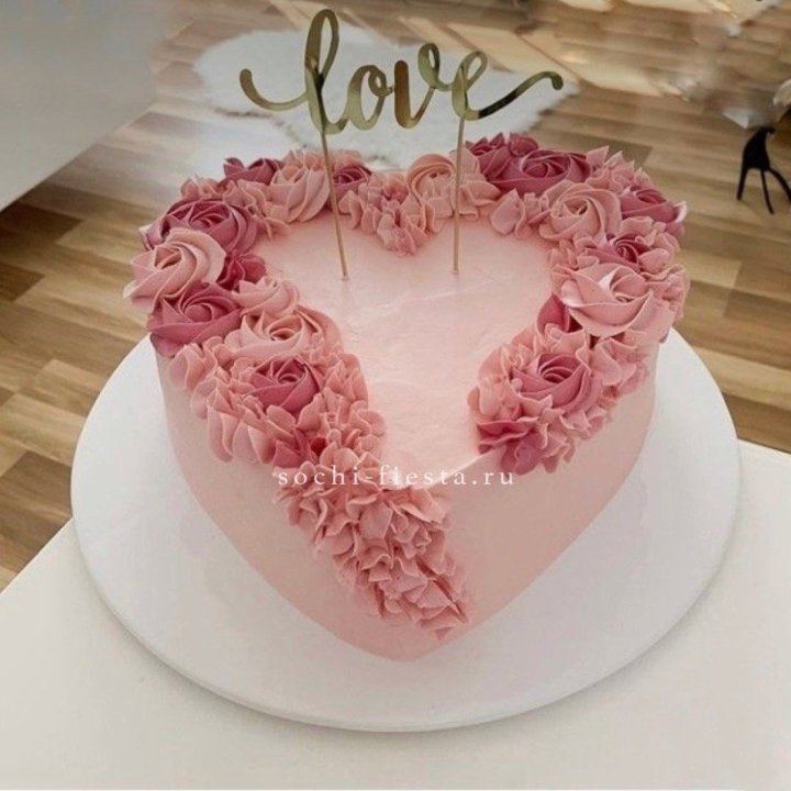 Торт "Сердце" 10 в Ангарске