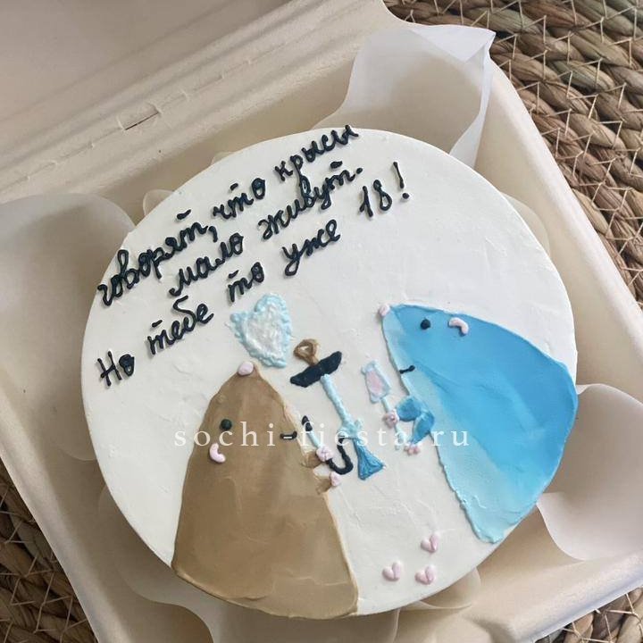 Бенто-торт "Крысы"  в Ангарске