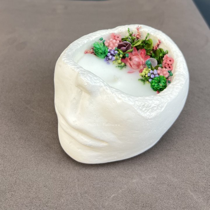 Свеча ароматическая в гипсе  в Ангарске