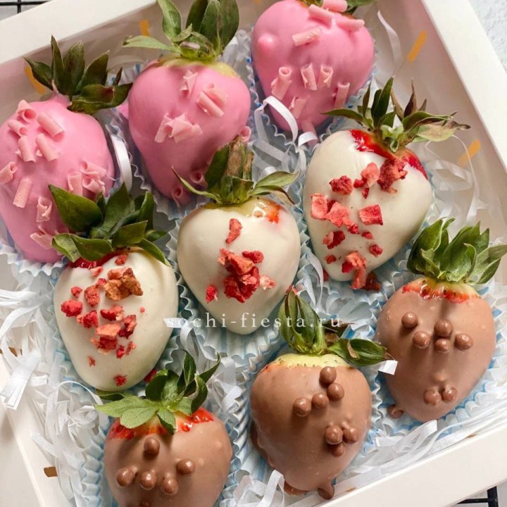 Клубника в шоколаде 9 ягод в Ангарске