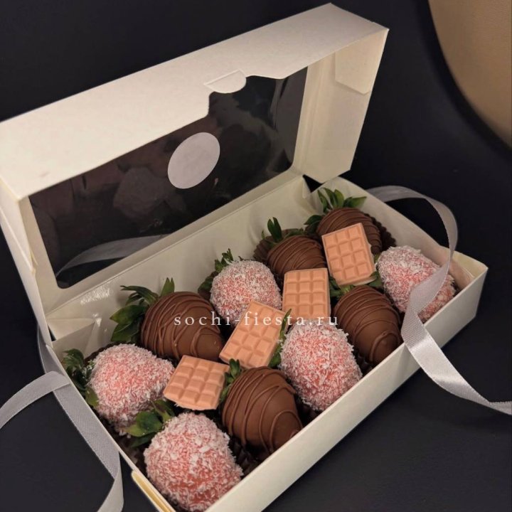 Клубника в шоколаде 10 ягод №2 в Ангарске