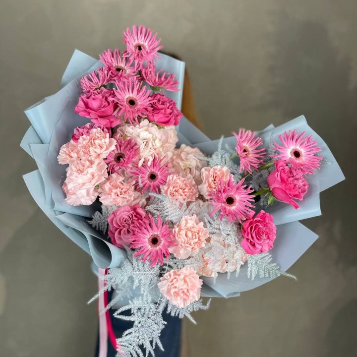 Дизайнерский букет "Свит хаер" в Ангарске