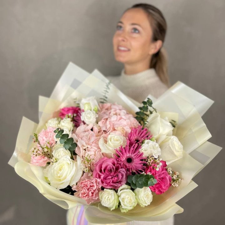 Дизайнерский букет "Мелоди" в Ангарске