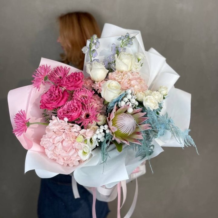 Дизайнерский букет "Фантастик" в Ангарске