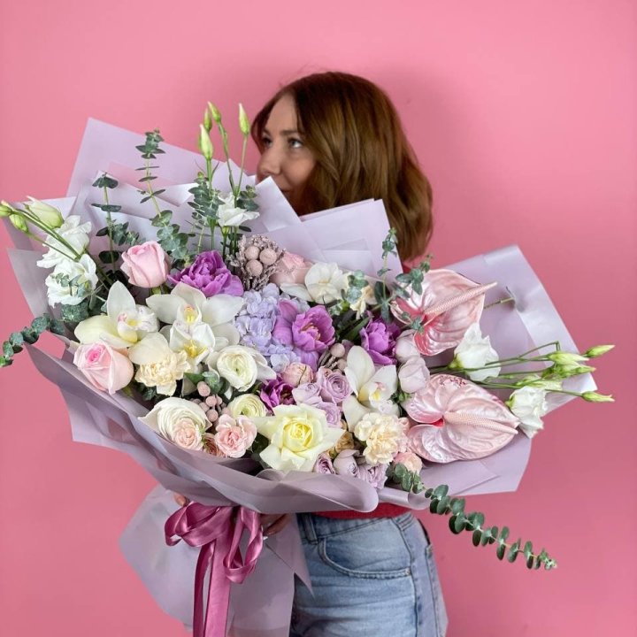 Дизайнерский букет "Вероника" в Ангарске