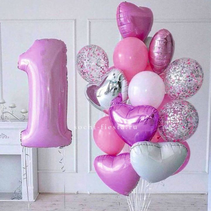 Набор шаров "С днем рождения" в Ангарске