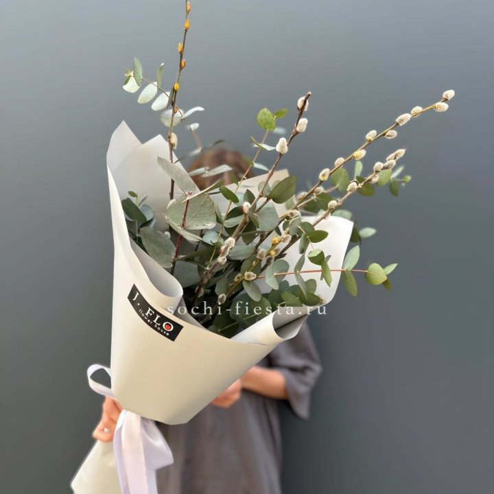 Букет Вербы и Эвкалипта в Ангарске