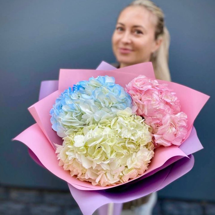 Букет гортензий "Тоника" в Ангарске