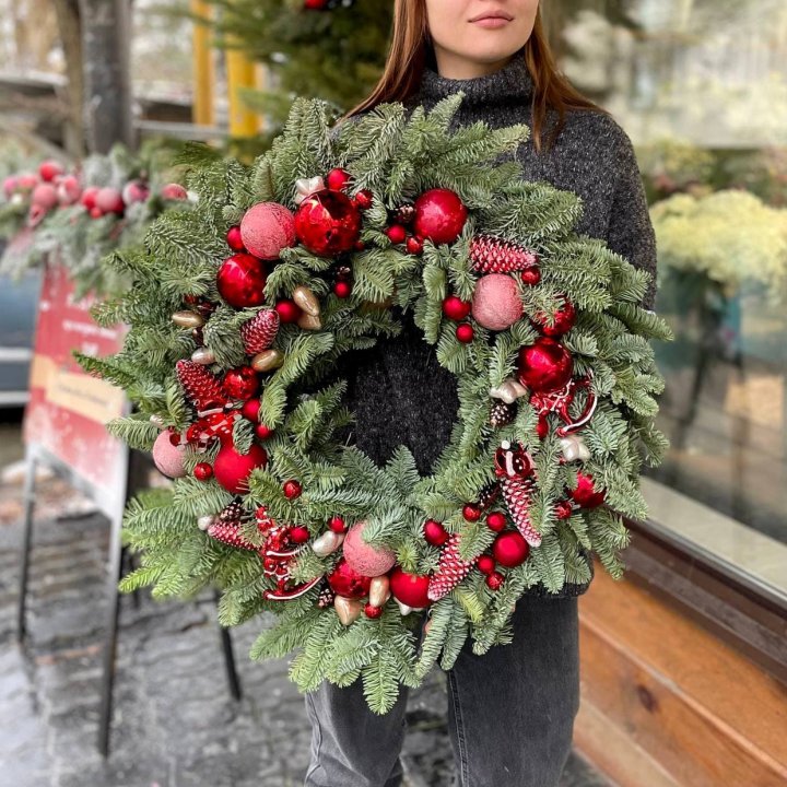 Рождественский венок  в Ангарске
