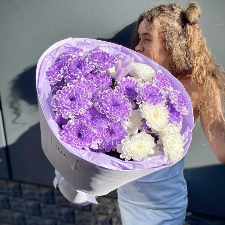  Букет хризантем "Сирена" в Ангарске