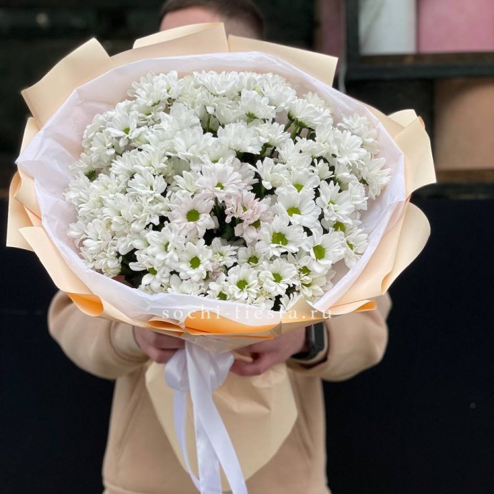  Букет хризантем в Ангарске