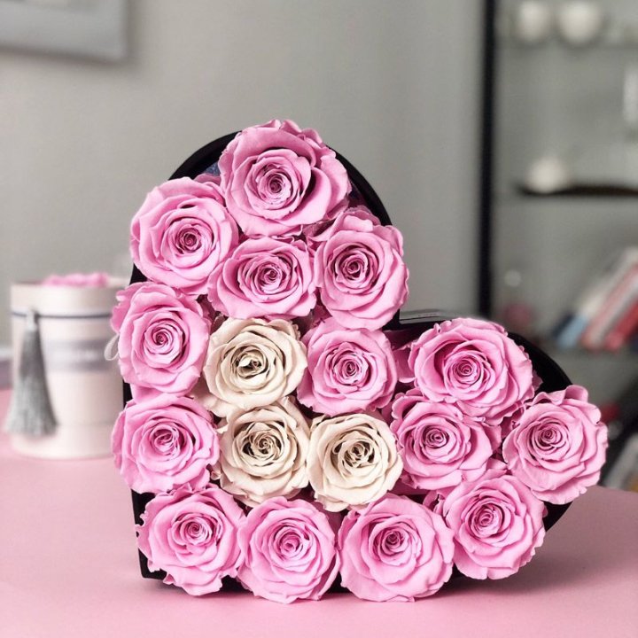 Сердце из роз в Ангарске