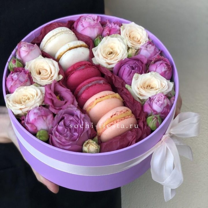 Цветочный бокс "Лаванди" в Ангарске