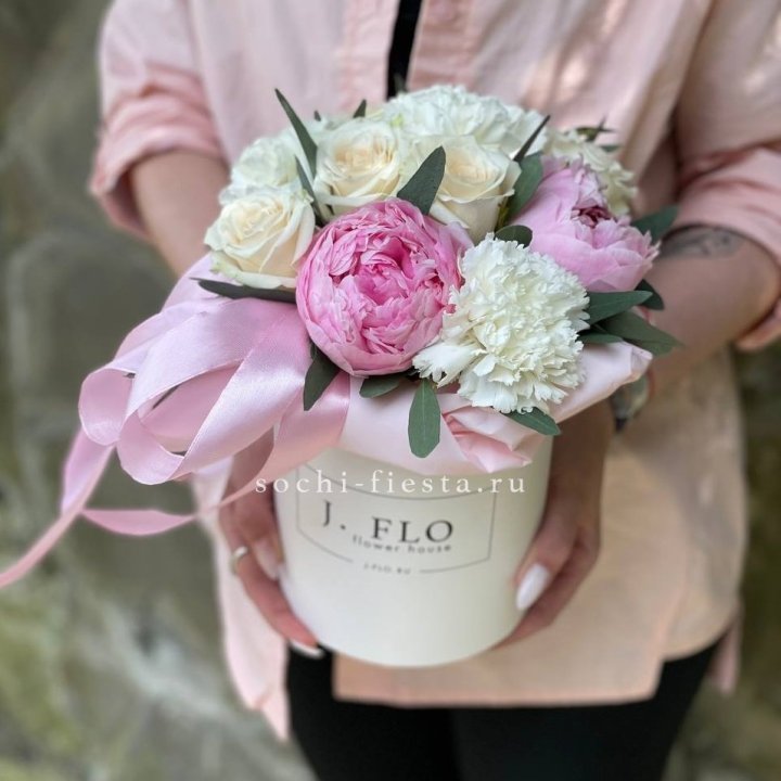 Цветочный бокс мини №2 в Ангарске