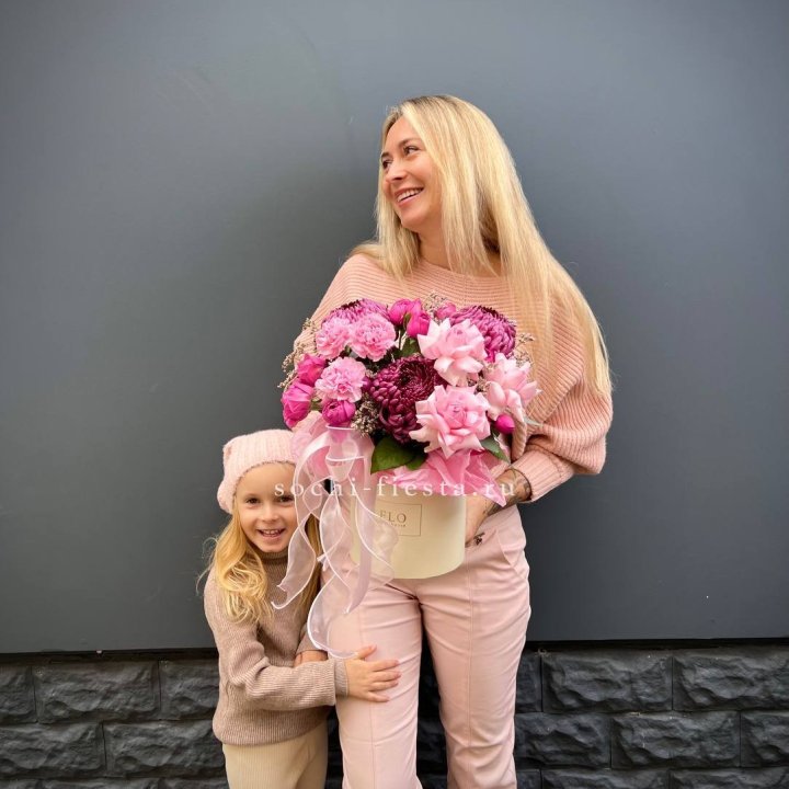 Цветочный бокс "Альба" в Ангарске