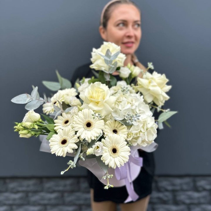 Цветочный бокс "Лавандовый сон" в Ангарске