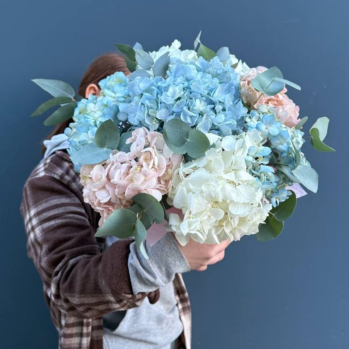 Гортензии в коробочке в Ангарске