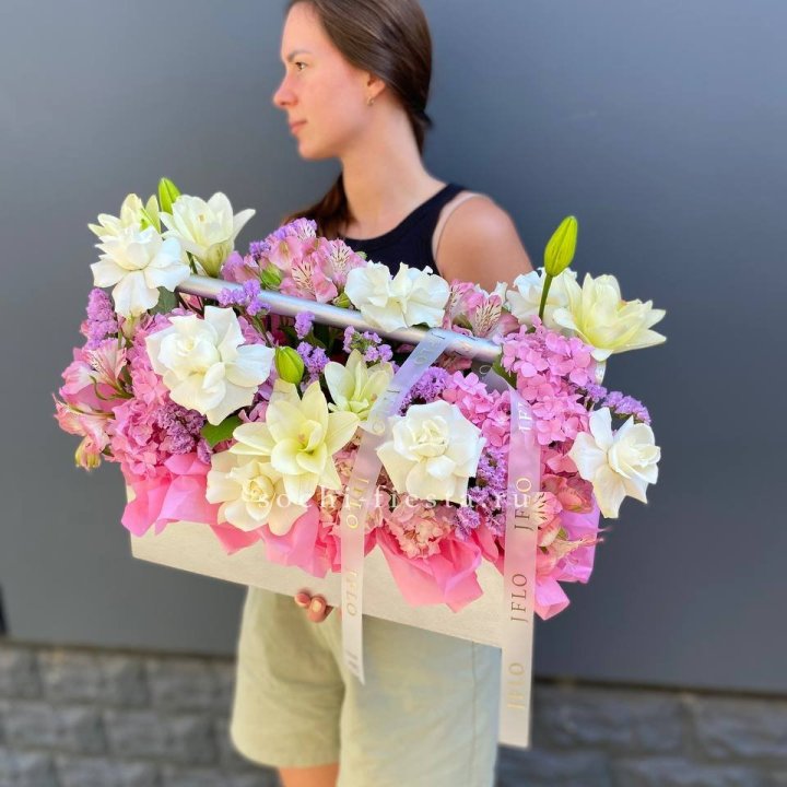 Большой бокс розовый в Ангарске