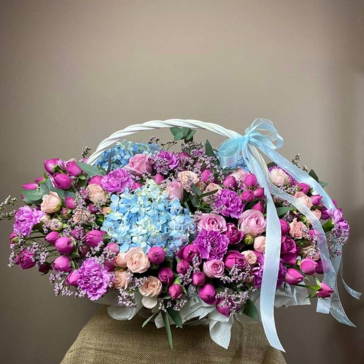 Авторская корзина "Лавандерия" в Ангарске