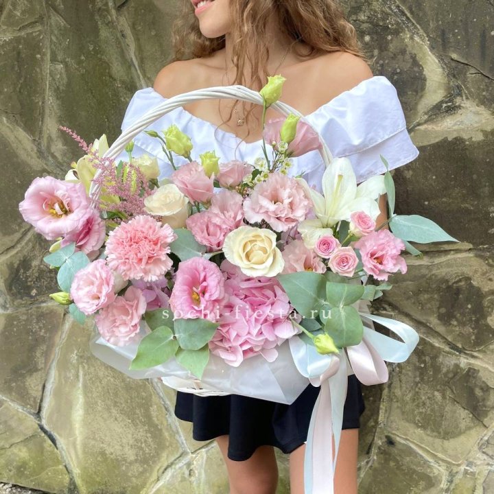 Авторская корзина "Миа" в Ангарске