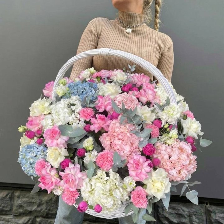 Цветочная корзина №3 в Ангарске